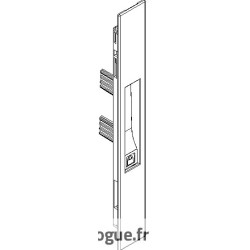 Cuvette fermeture  industrielle design carré