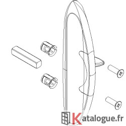 Poignée fermeture Industrielle renfort