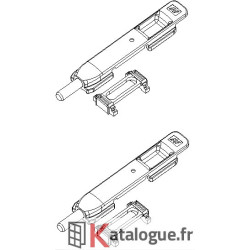 Embout haut/bas serrure 1424