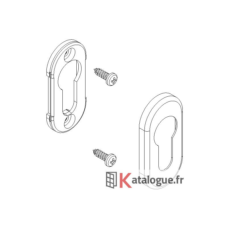 Rosette/cache rosette design arrond