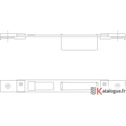 Gache reglable centrale