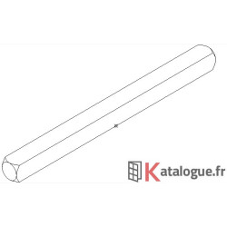 Carré de 8mm Longueur 102mm KANADA 52