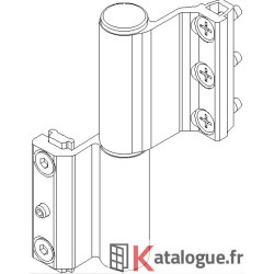 Paumelle porte Kalory (Attention gros modele!)