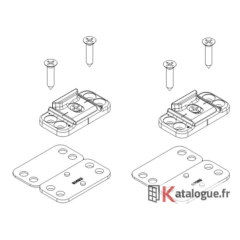 Gâches(2) pour italienne AA765 OV