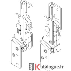 Pivot basculant AA765 Kalory (paire)