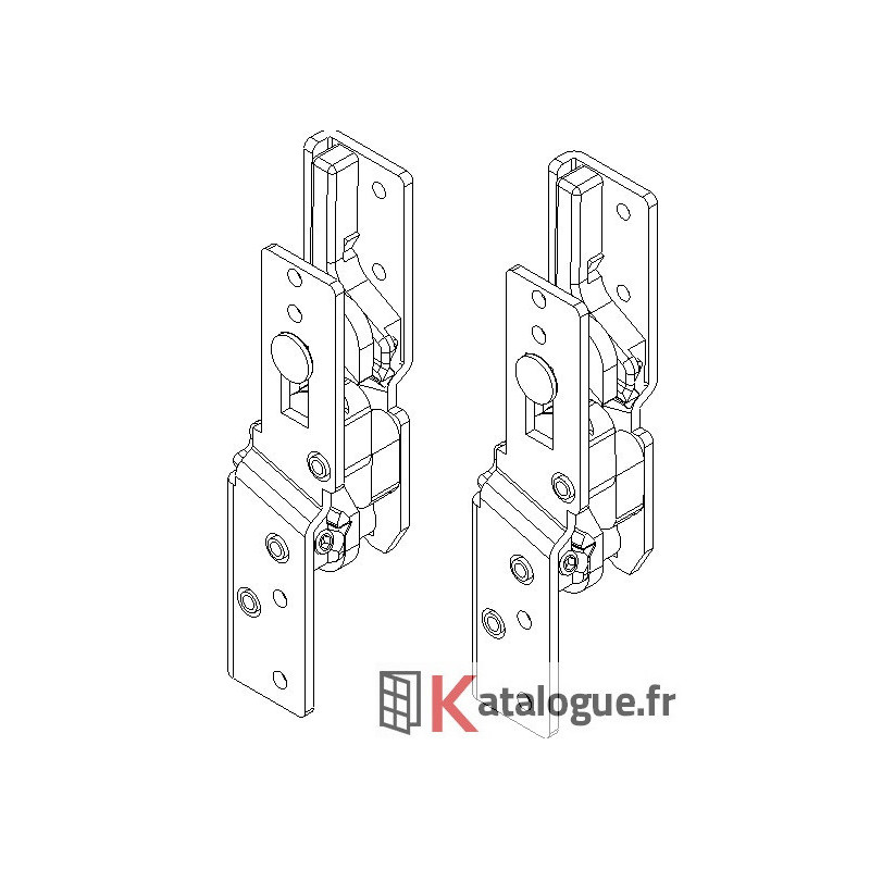 Pivot basculant AA765 Kalory (paire)