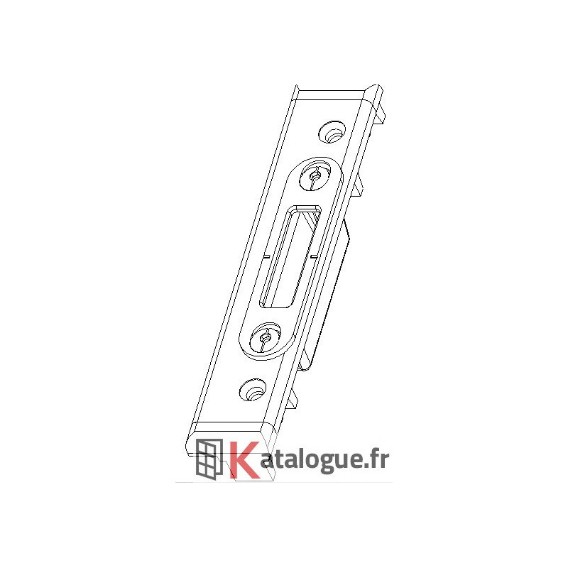 Gache crochet montant semi fixe