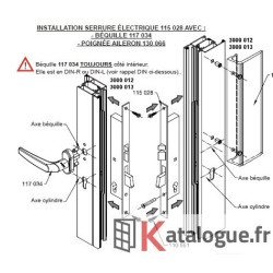 Béquille simple porte Harmonie