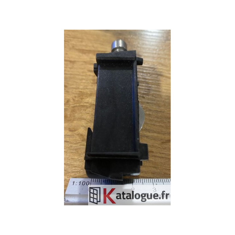 Roulette à galet inox simple réglable pour baie Kawneer 40Kg