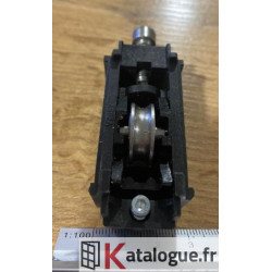 Roulette à galet inox simple réglable pour baie Kawneer 40Kg