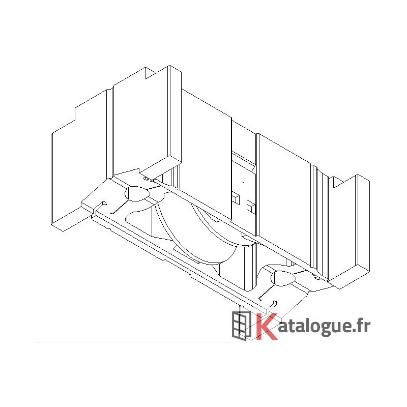 Roulette simple fixe inox 40 kg