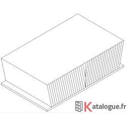 Brosse autocollante Trverse Haute dormant