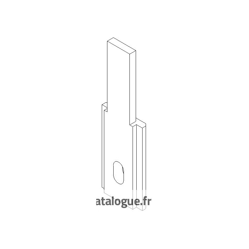 Cale anti-soulevement avec vis de fixation