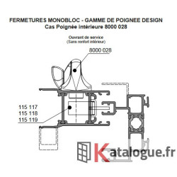 Cremone 2 pts ac pene