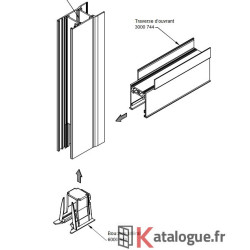 Bouchon montant lateral