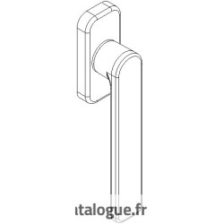 Béquille pour volet roulant