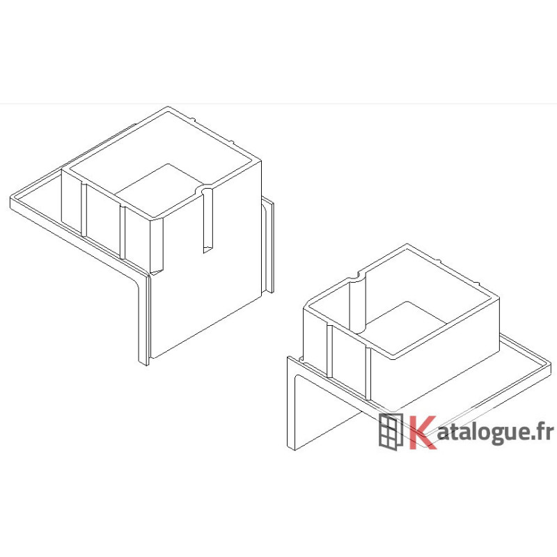 Bouchon chicane design droit 24/28