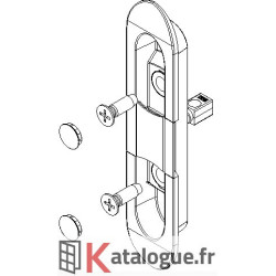 Cuvette semi fixe cremone monobloc