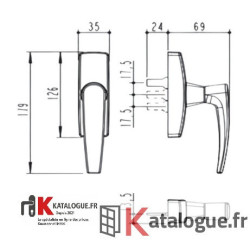 Poignée 1 entraineur 1 doigt