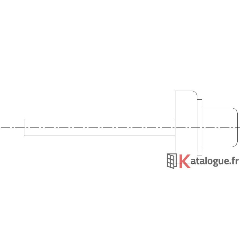 Platine carré 7mm pour ouvr.pompier